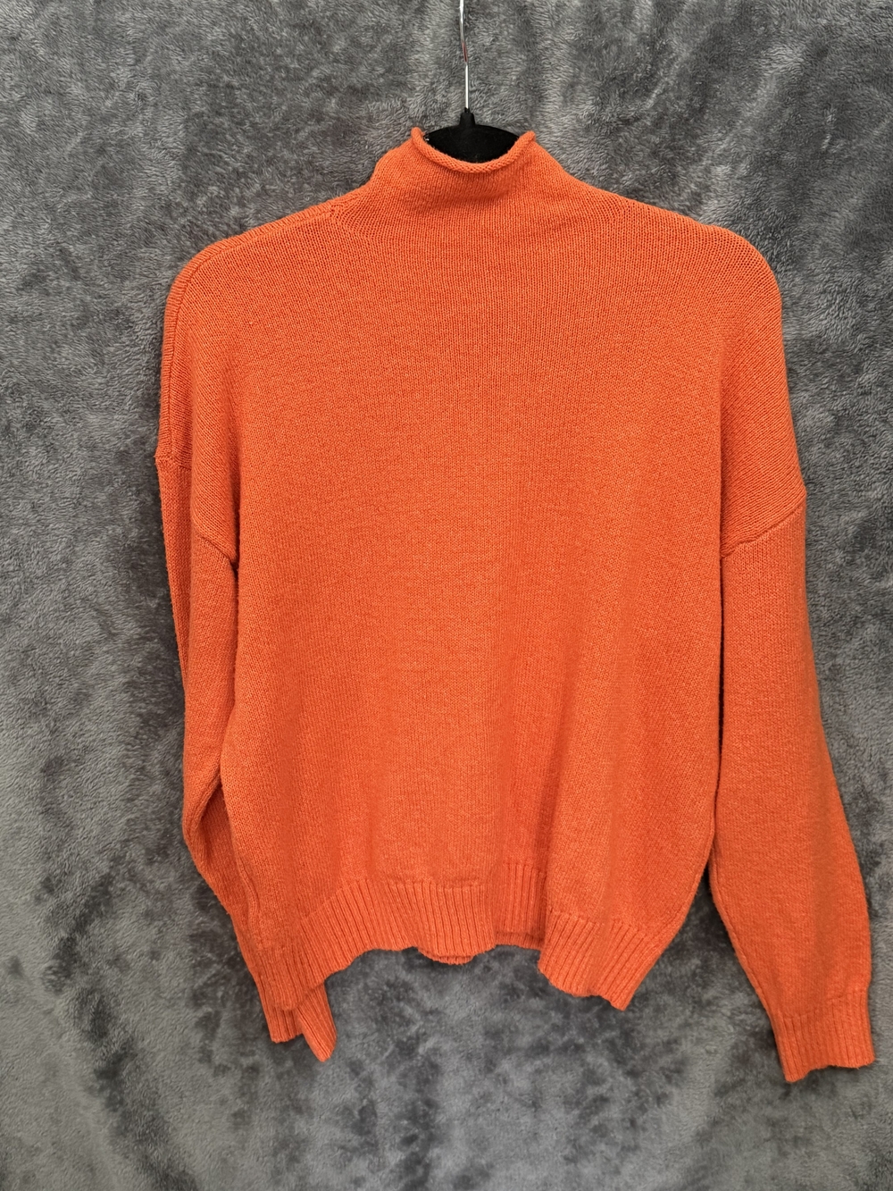 SHEIN Orange Turtleneck Sweater